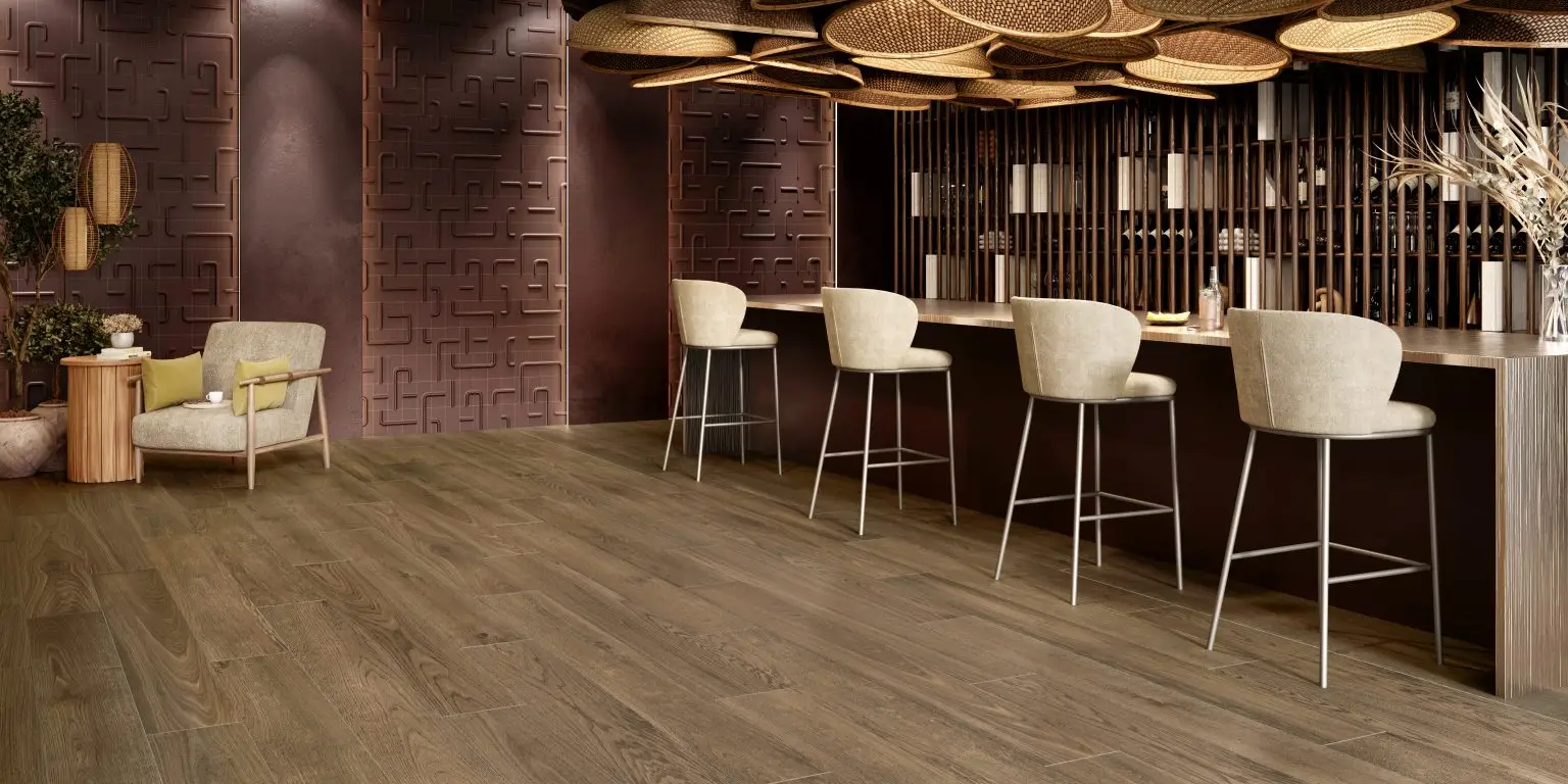 Daltile-Brunella-20x120- ZLL1-Castaño-ambiente